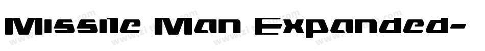 Missile Man Expanded字体转换
